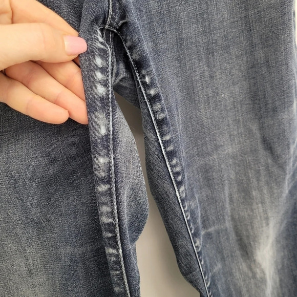 Eileen Fisher blue Jean's skinny organic cotton size 14 - Picture 3 of 8